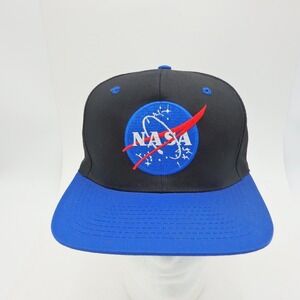 NASA Hat Cap Kennedy Space Center Baseball Cap Snapback 90's Embriodered Vintage